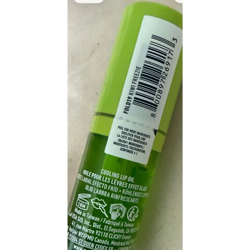 NYX Professional Makeup Fat Oil Lip Drip Lip Gloss - Kiwi Freezie -